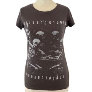 2014 Rolling Stones- Brown voodoo lounge tee. Poly cotton blend. Small